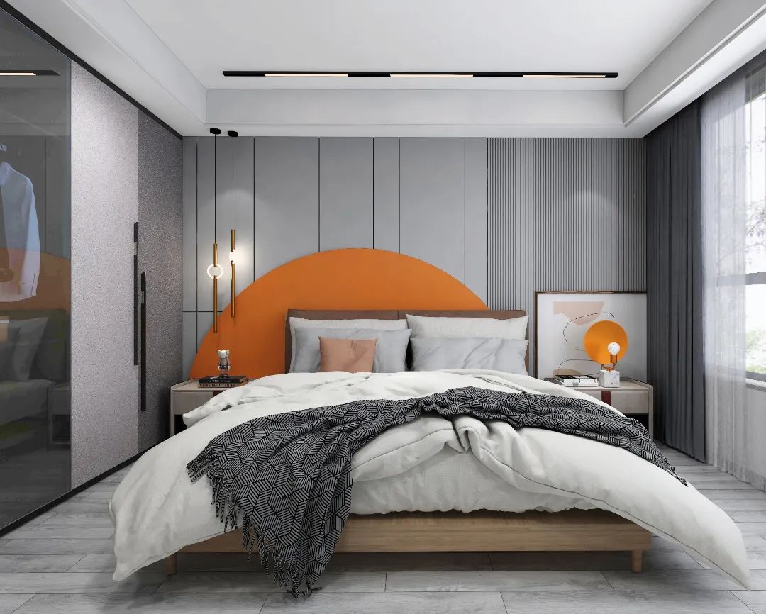 VF-RQ1575011现代砖卧室地面装修效果图
